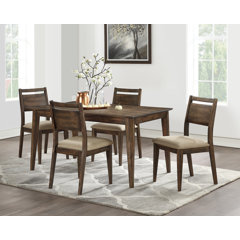 Union rustic kennington 5 piece solid wood dining online set